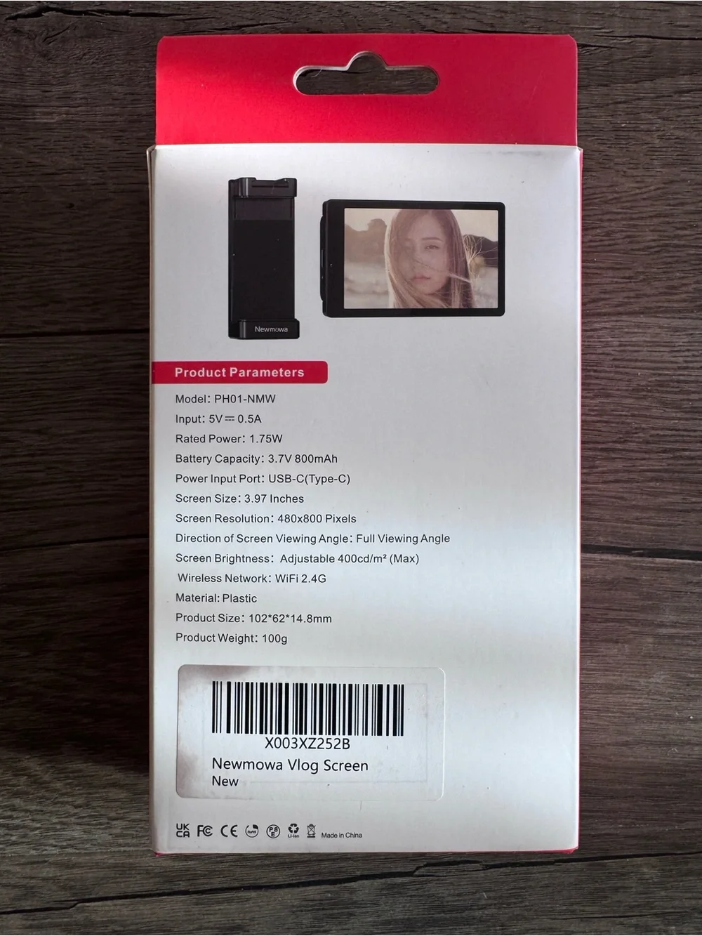 Magnetic Vlog Selfie Screen (4K Recording Rear Camera Monitoring)